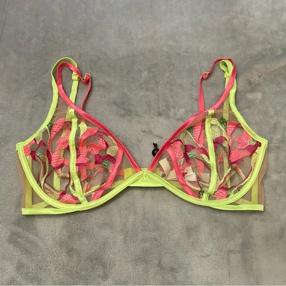 New! For love and lemons petunia underwire bra 24574